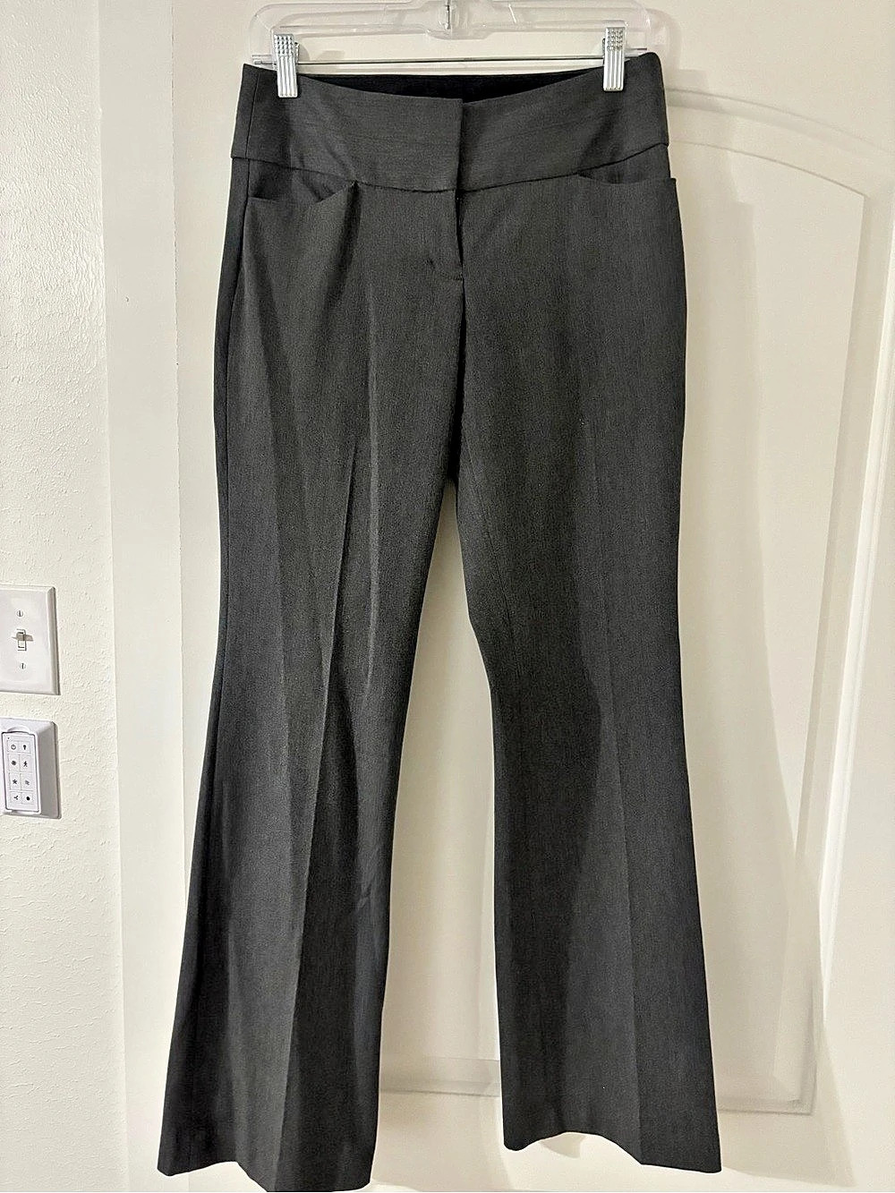 Express Editor Pants Gray Slacks